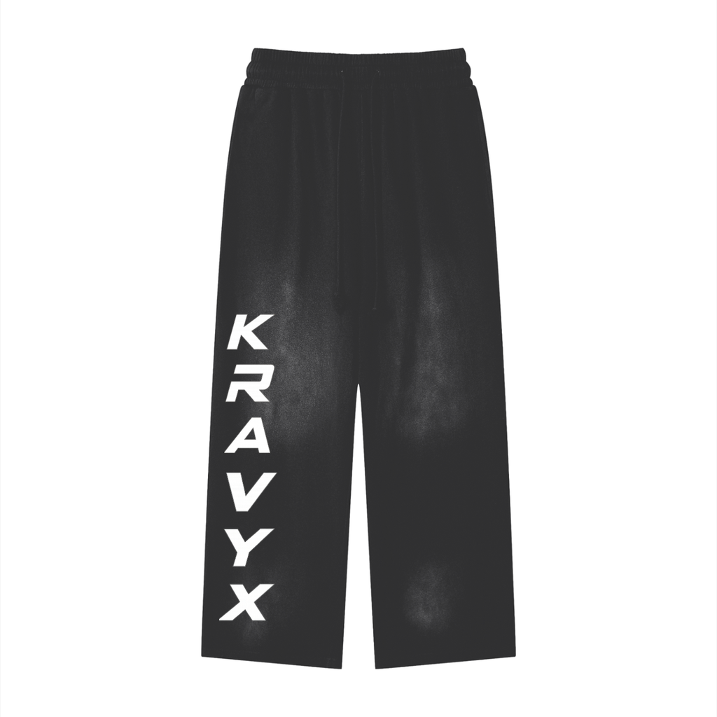 KRAVYX Washed Loose Fit Sweatpants