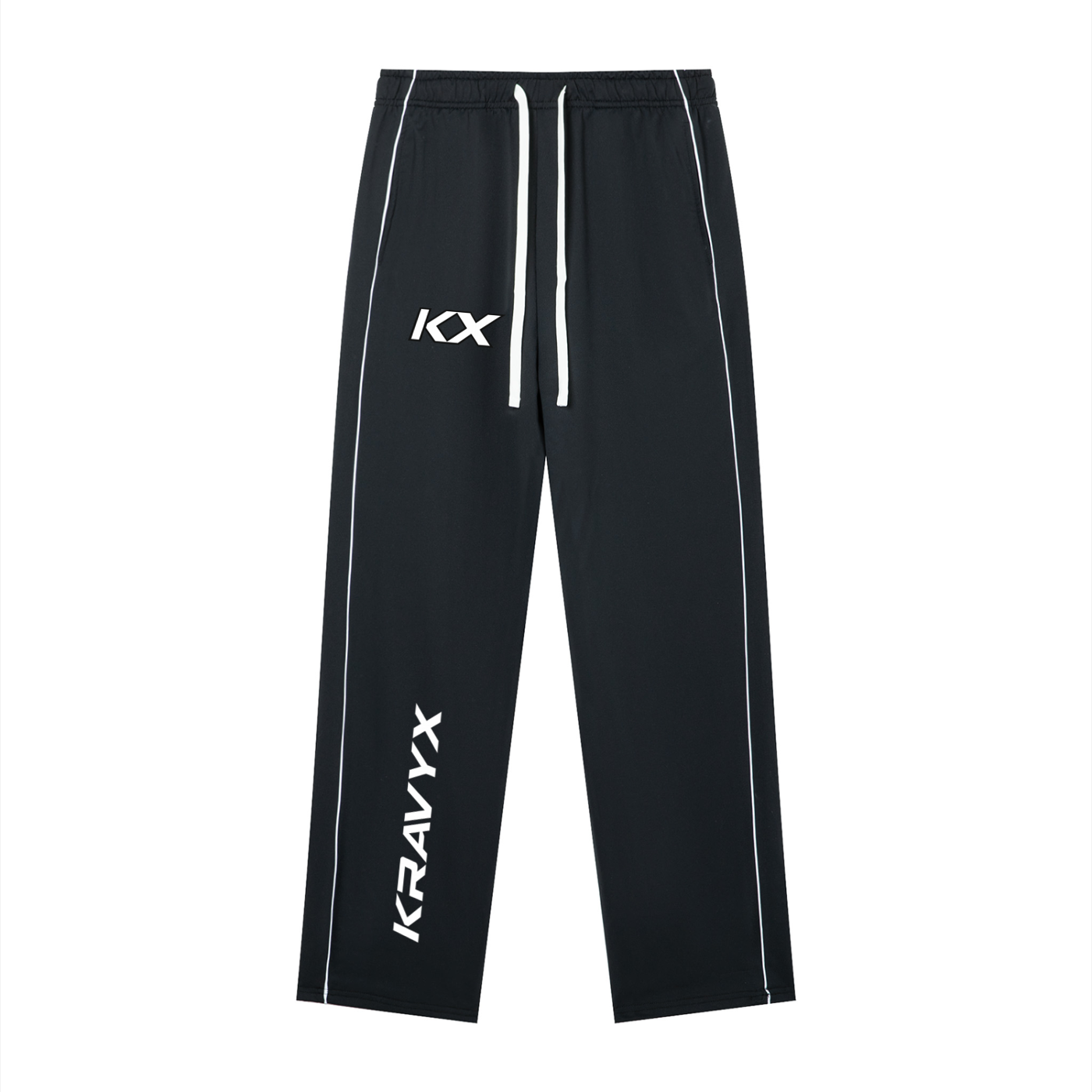 KRAVYX Men's Straight-Leg Performance Track Pants